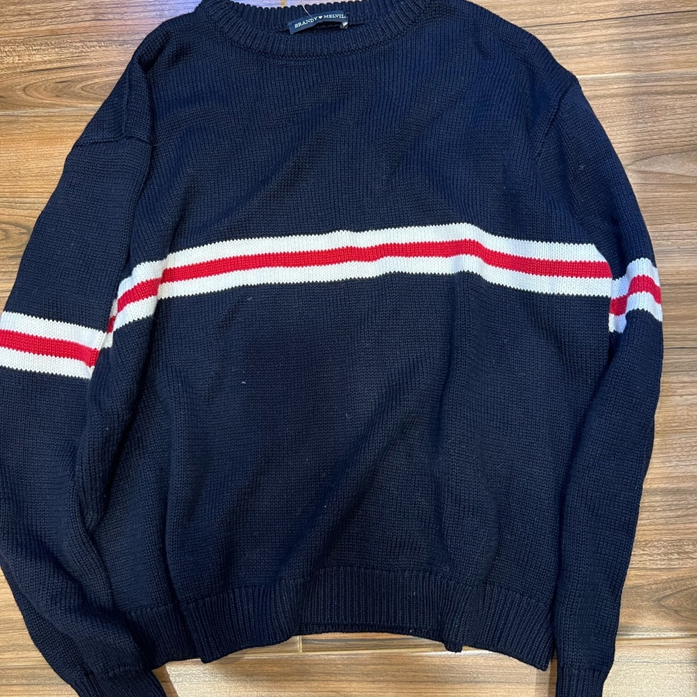 Pacsun brandy melville sweatshirt (dark navy/small)
